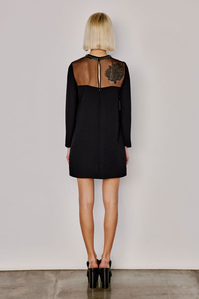 Ribbon Detailed Mini Dress
