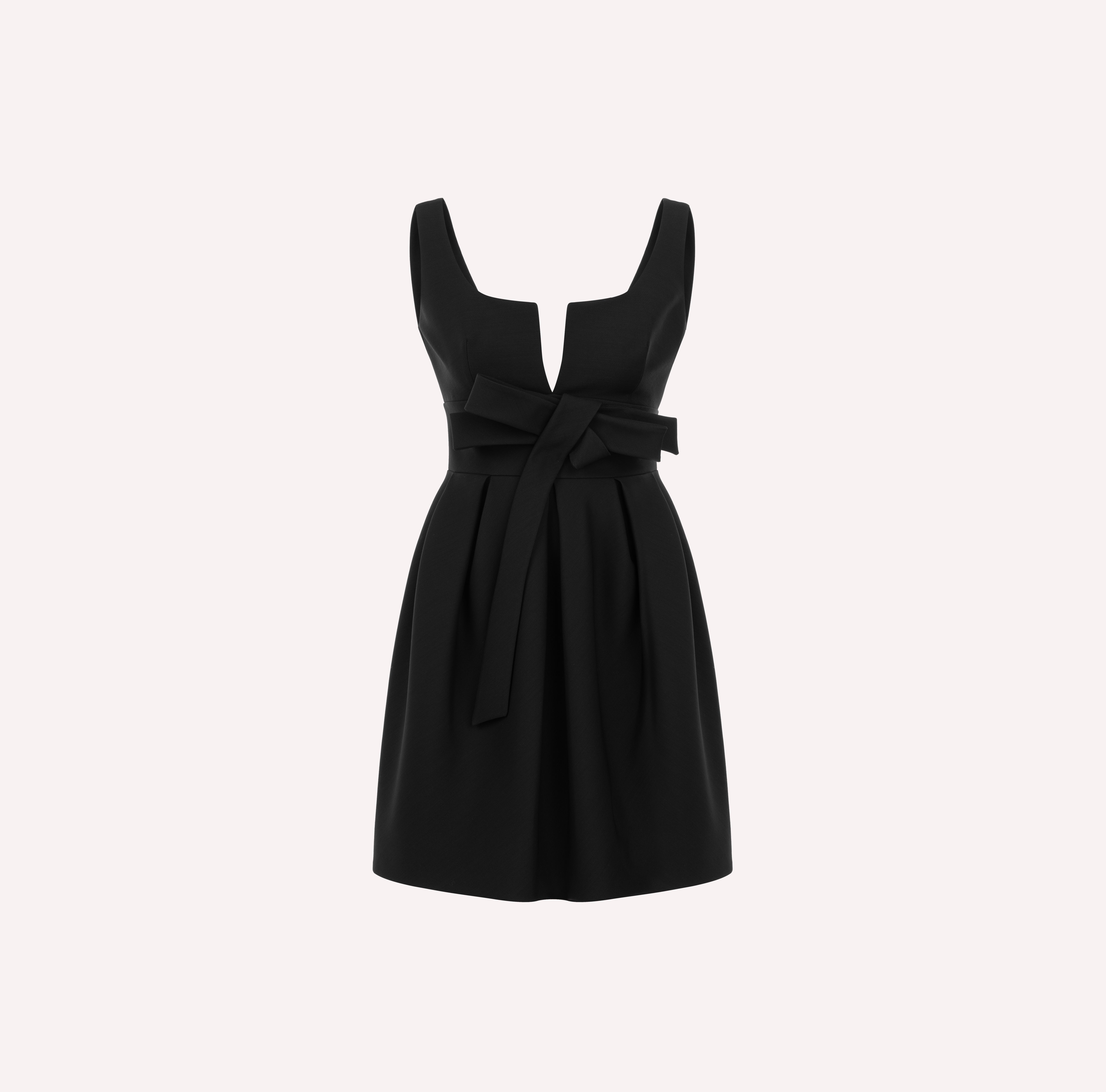 Mini Dress with Bow Detail