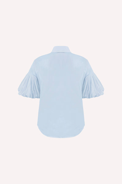 Floral Embroidered Cotton Poplin Shirt