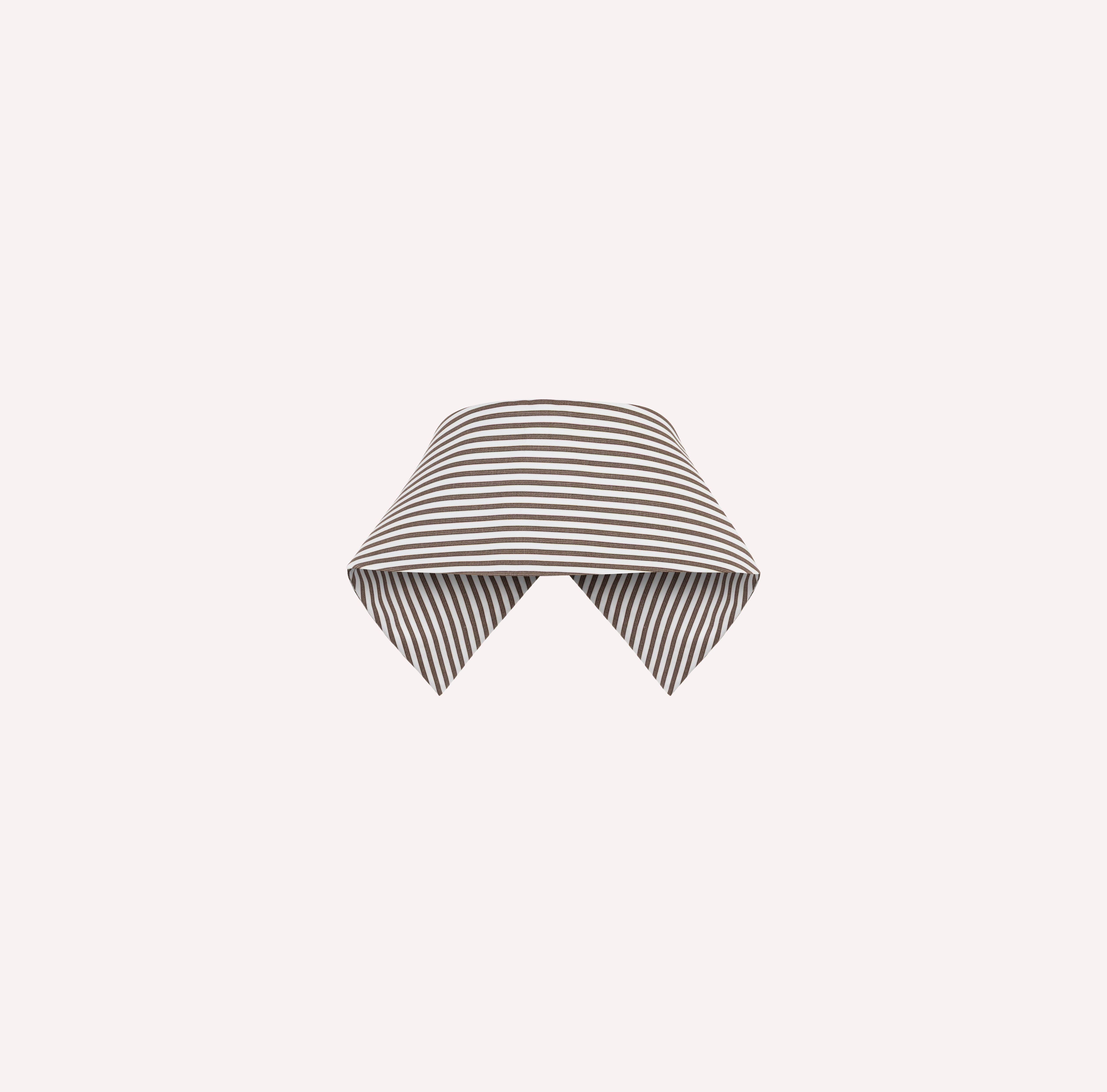 Striped Crystal Embellished Collar