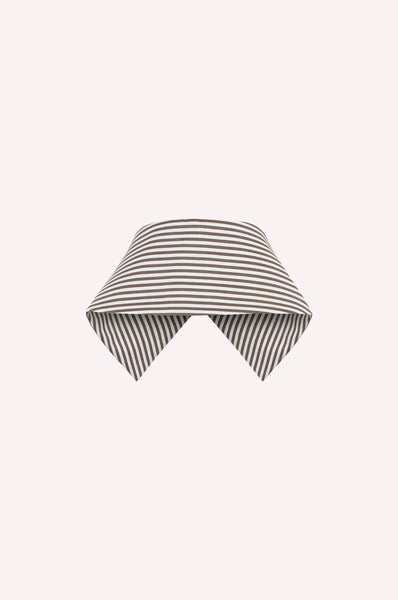 Striped Crystal Embellished Collar