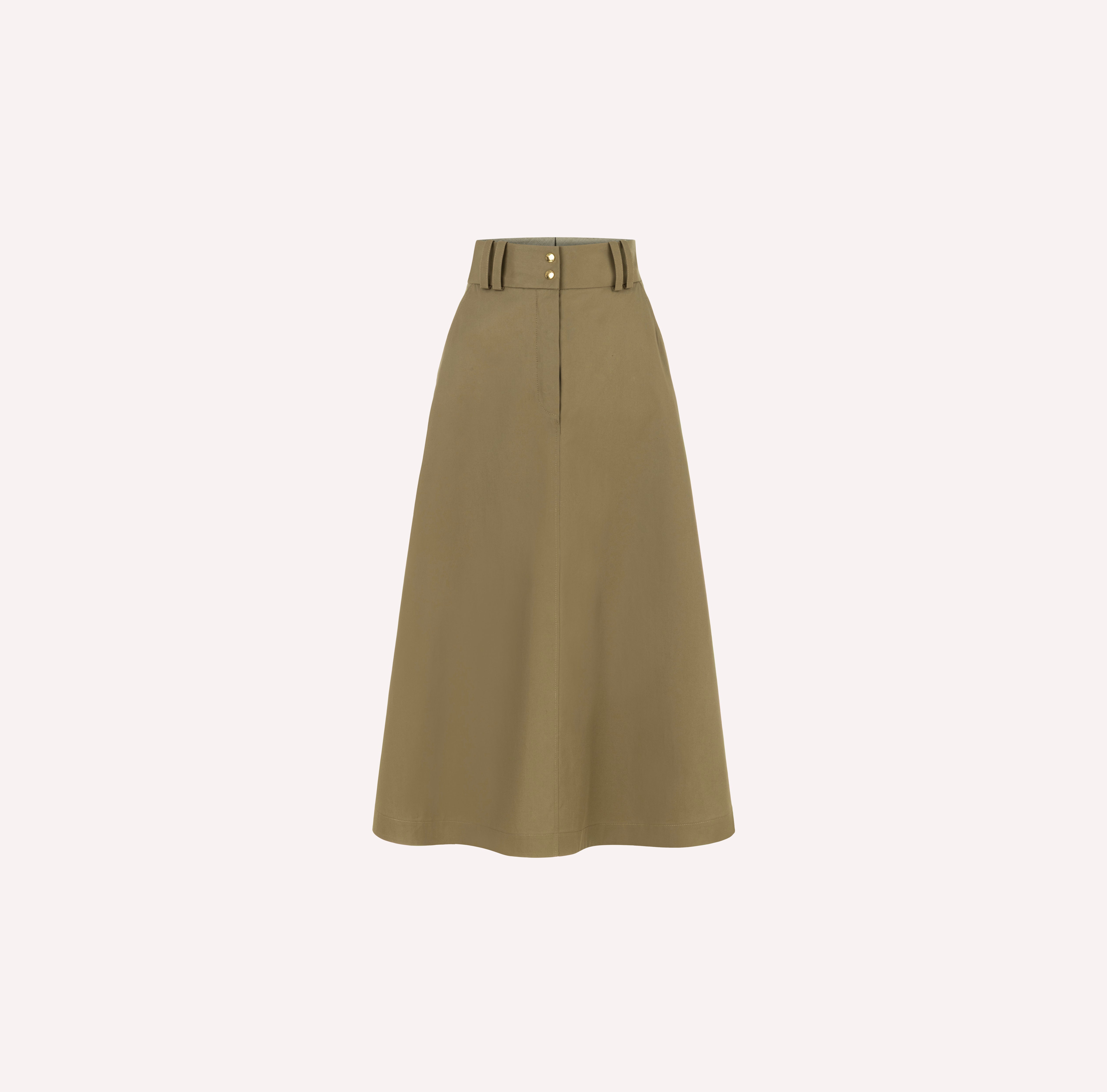 Midi Cotton Skirt