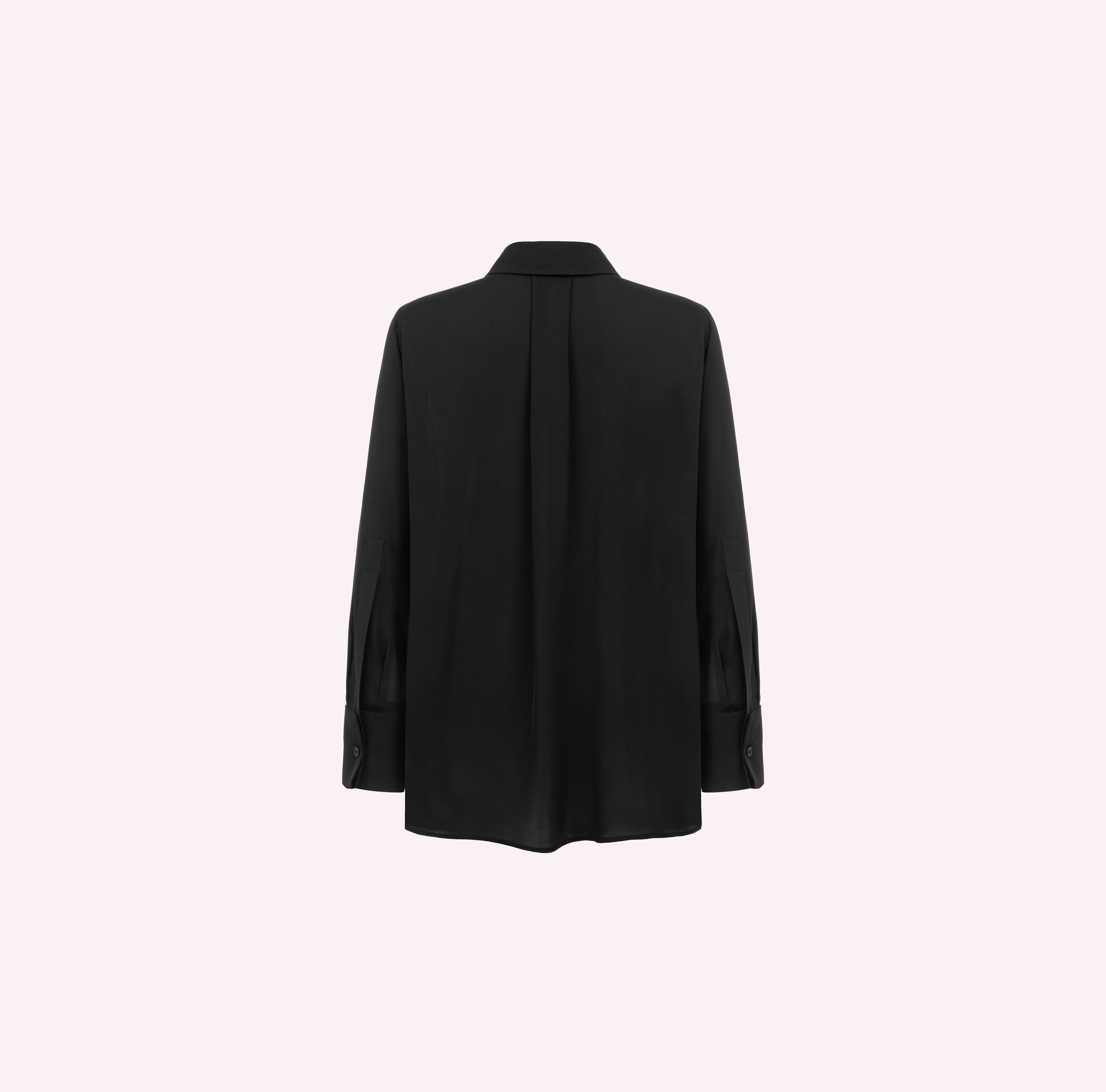 Silk Tie-Neck Blouse