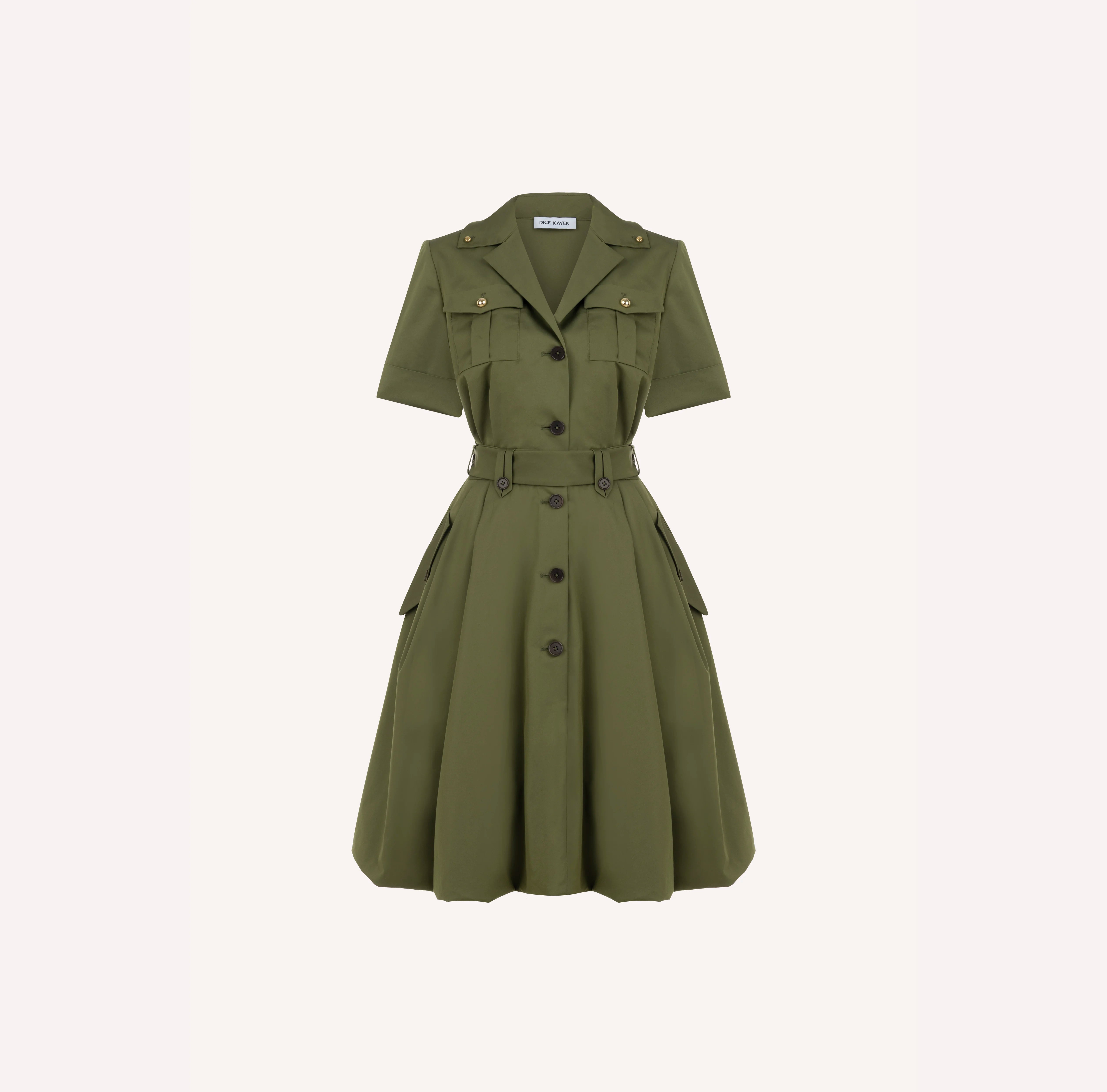 Utility Sculpted Shirt Dress
