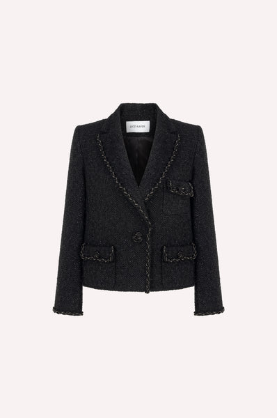 Embroidered Tweed Jacket