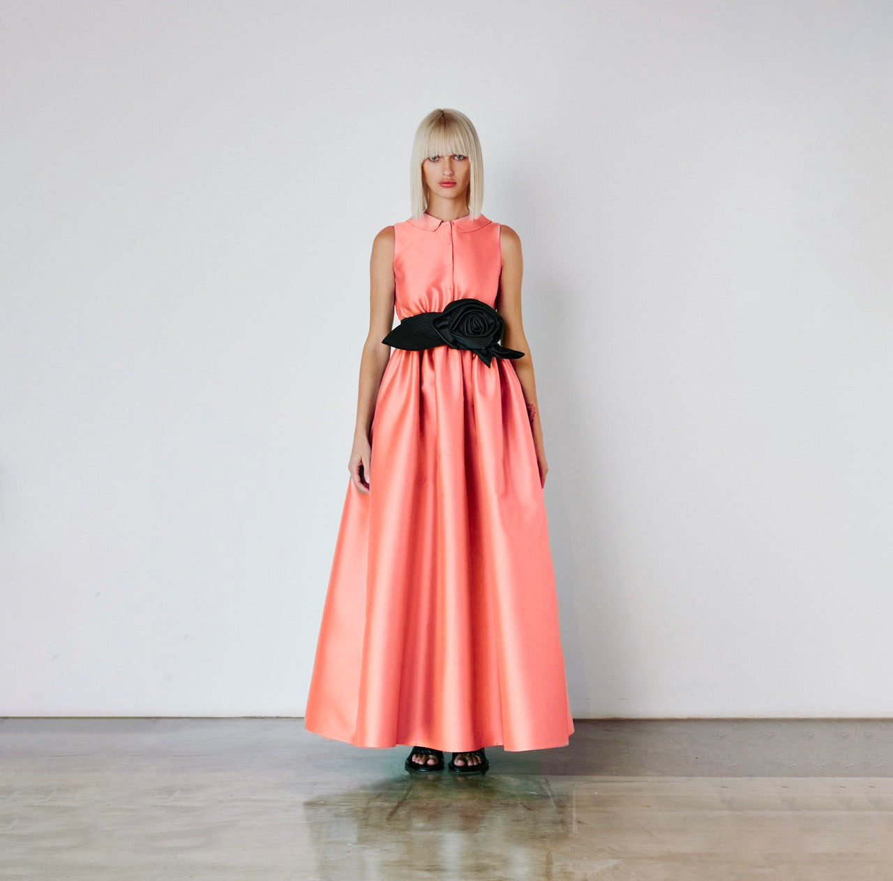 Pleated Maxi Dress