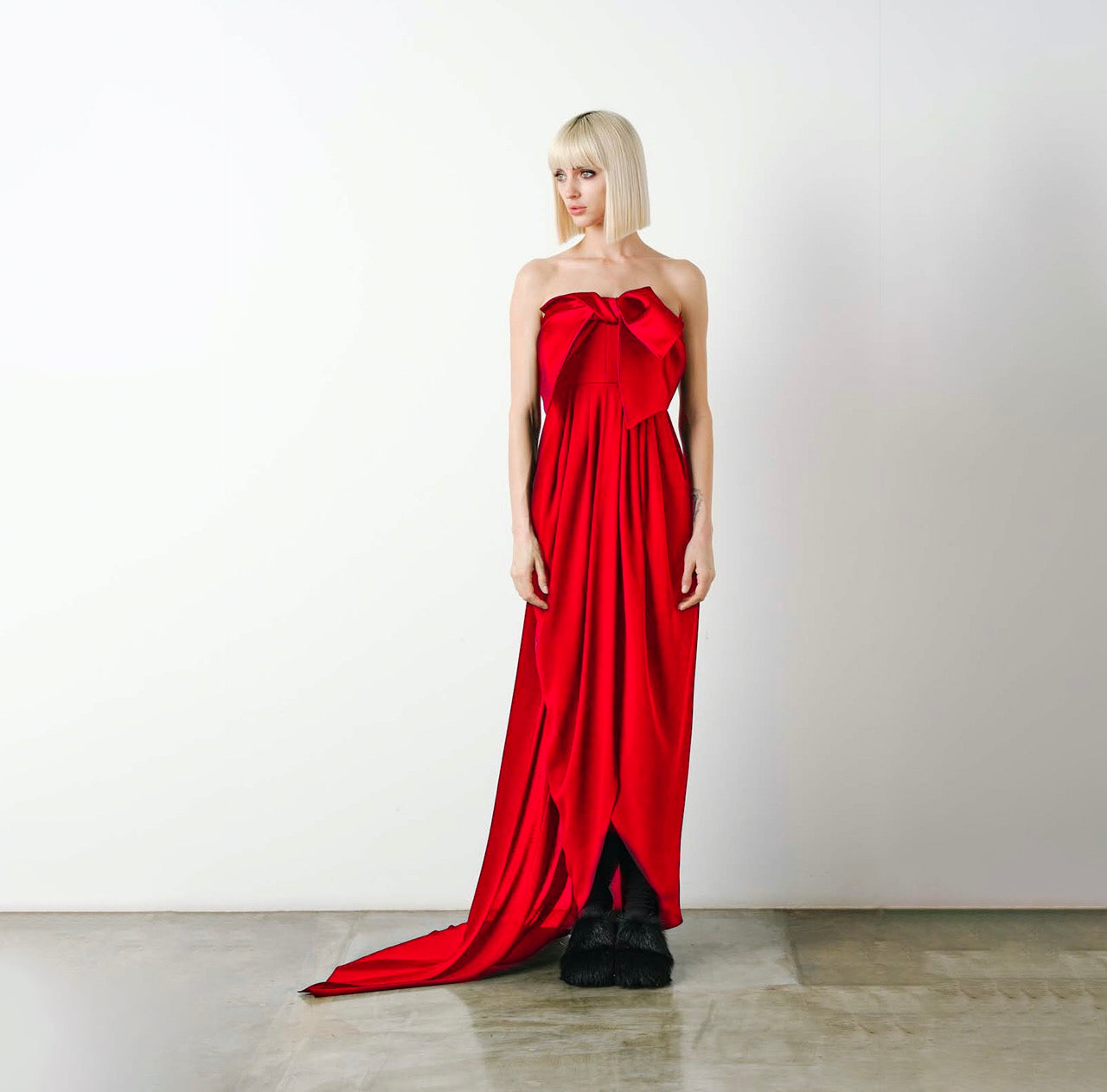 Ribbon Detailed Maxi Dress